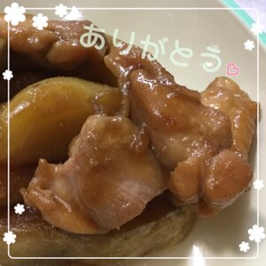 ほっこり旨旨♪新じゃがと鶏肉の甘辛煮